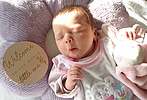 Lea Hoffmann aus Göllingen, geboren am 13.04.2026 mit 2970 g und 49 cm. Eltern: Katrin und Mario Hoffmann Foto Station/privat