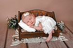 Melina Jürß aus Güstrow, geb. am 06.08.25 um 11.55 Uhr, 48 cm, 2790 g. Foto: Nicole Voss