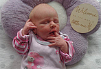 Ida Trost, geboren am 03.05.2026 mit 2890 g und 49 cm. Foto: Station/privat