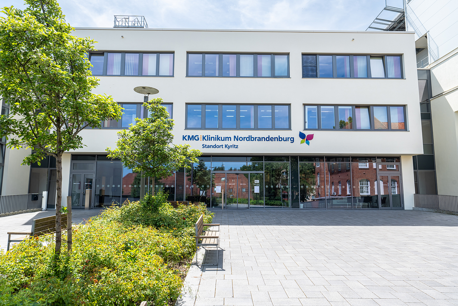 KMG Klinikum Nordbrandenburg - Standort Kyritz - Außenansicht