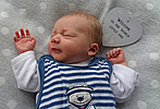 Am 19.09.2026 ist David geboren, mit 3650 g und 51 cm. Foto: Station/privat
