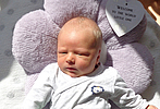 Frederik Grüttner aus Sondershausen, geboren am 23.04.2026 mit 3520 g und 51 cm. Mutter: Larissa Grüttler Foto: Station/privat