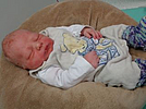 Arian Maddox Zschörnig aus Schlotheim, geboren am 03.10.2025 um 22:57 Uhr, mit 3390 g und 50 cm. Eltern: Katja und Kevin Zschörnig Foto: Station/privat