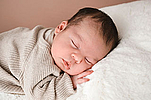 Mattes Gerß aus Gülzow, geb. am 11.02.2025 um 22.04 Uhr, 52 cm, 4110 g. Foto: Nicole Voss