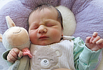 Adam Antonin aus Sondershausen, geboren am 29.04.2026 mit 3570 g und 53 cm. Eltern: Viola und Robert Antonin Foto: Station/privat