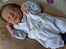Emil Junghans aus Sondershausen, geboren am 20.07.2025 um 2:19 Uhr mit 3030 g und 51 cm. Eltern: Annalena und Justin Foto: Station/privat