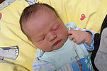 Johann Schmidt aus Sondershausen, geboren am 28.02.2026 mit 4140g und 55 cm. Foto: Station/privat