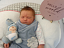Liv geboren am 06.11.2025 mit 3860 g und 55 cm. Foto: Station/privat