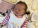 Charlotte Lämmerhirt aus Ebeleben, geboren am 7.12.2025 mit 3520 g und 52 cm. Eltern: Cathleen und Matthias Lämmerhirt Foto: Station/privat