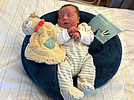 Leandro Schüßler aus Sondershausen, geboren am 10.08.2025, mit 3810 g und 53 cm. Eltern: Samantha und Martin Schüßler. Foto Station/privat