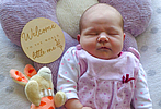 Amalia geboren am 25.05.2026 mit 3680 g und 51 cm. Foto: Station/privat