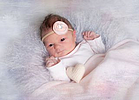 Ella Pfeiffer geboren am 18.01.2025 mit 3050g und 51cm. Foto Mandy Melchior