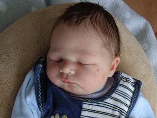 Friedrich Nebelung aus Bad Frankenhausen geboren am 31.01.2026 mit 4050 g und 54 cm. Eltern: Katharina Hübner und Matthias Nebelung Foto: Station/privat