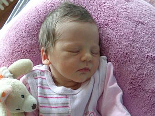 Ella geboren am 31.01.2026 mit 2900 g und 50 cm. Foto: Station/privat