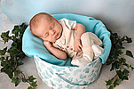 Noah Knoppke aus Güstrow, geb. am 09.04.2025 um 09.52 Uhr, 52 cm, 3425 g. Foto: Nicole Voss