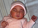 Docan Melek aus Bad Frankenhausen geboren am 14.10.2025 mit 4130 g und 56 cm. Eltern: Joanna und Sükrü Docan. Foto: Station/privat