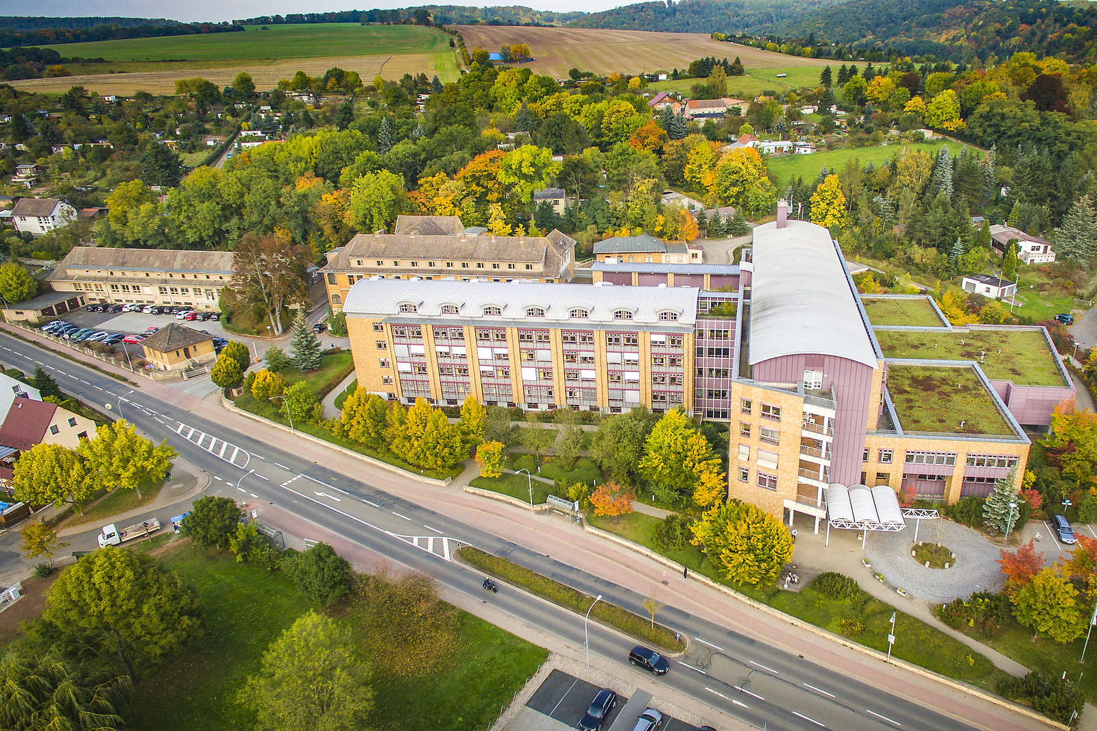 KMG Klinikum Sondershausen - Luftaufnahme