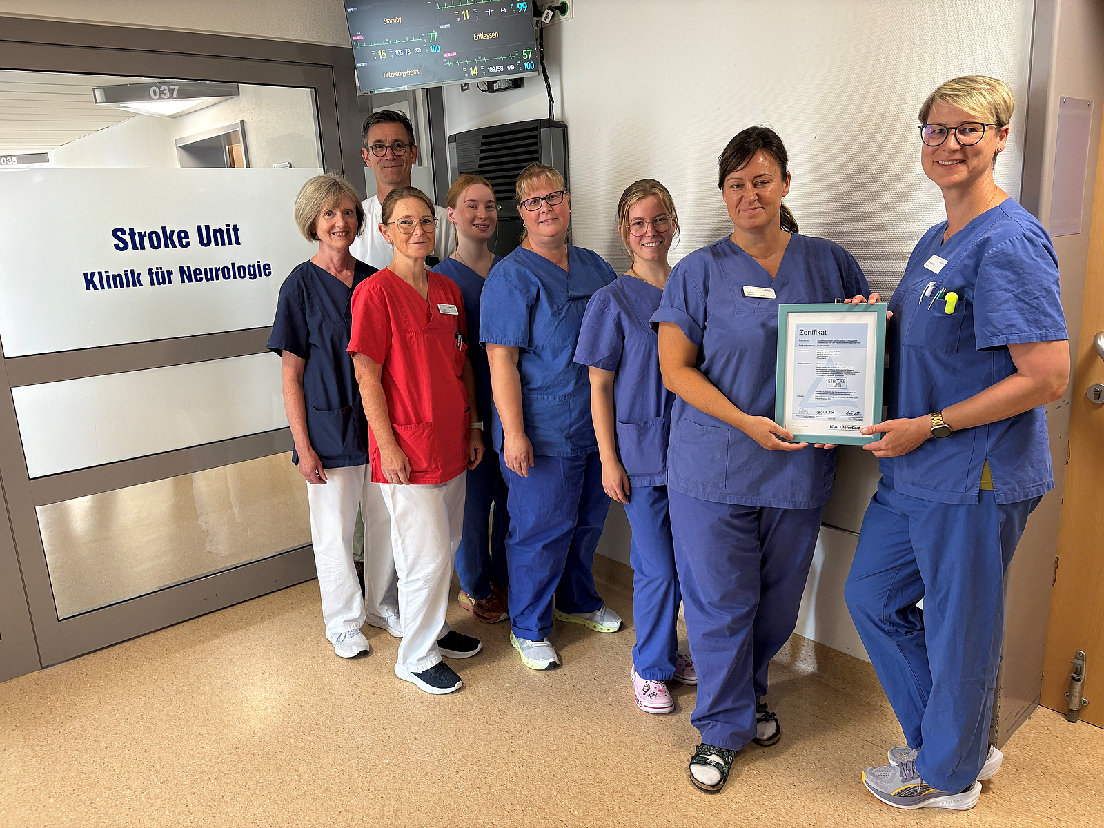 Team Stroke Unit am KMG Klinikum Güstrow