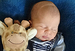 Sam Staici, geboren am 06.05.2026 mit 3420 g und 50 cm. Foto: Station/privat