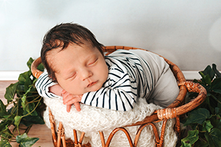 Mio Stuebe aus Tarnow, geb. am 29.10.24 um 12.34 Uhr, 3785 g, 52 cm. Foto: Nicole Voss