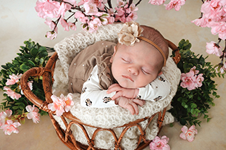 Eva Wilk aus Lalendorf, geb. am 07.04.2025 um 19.12 Uhr, 50 cm, 3560 g. Foto: Nicole Voss