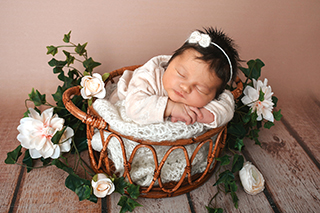 Kiana Ernst aus Klein Grabow, geb. am 26.12.25 um 16.37 Uhr, 51 cm, 3550 g. Foto: Nicole Voss