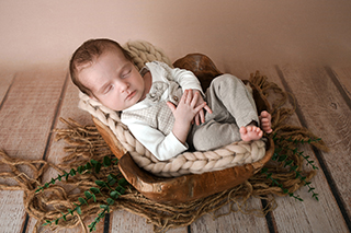 Ole Fiete Lengert aus Sternberg, geb. am 21.05.2026, 54 cm, 3225 g. Foto: Nicole Voss