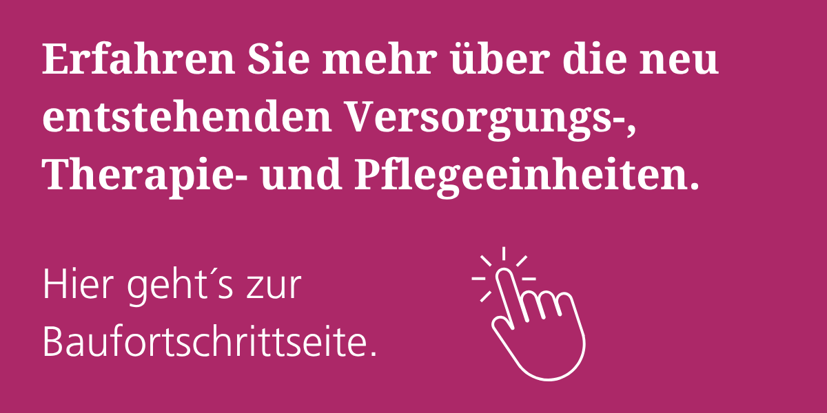 Button Baufortschritt KMG Klinikum Nordbrandenburg